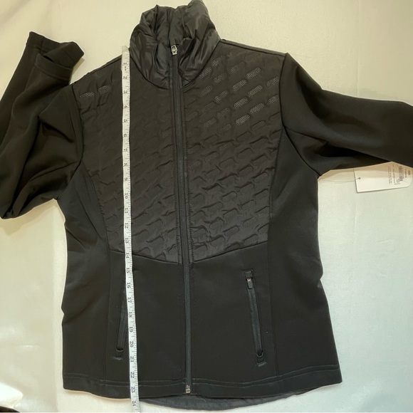 Xersion Womens Black Quilted Full Zip Lightweight Jacket Pockets Size XS - Picture 11 of 11